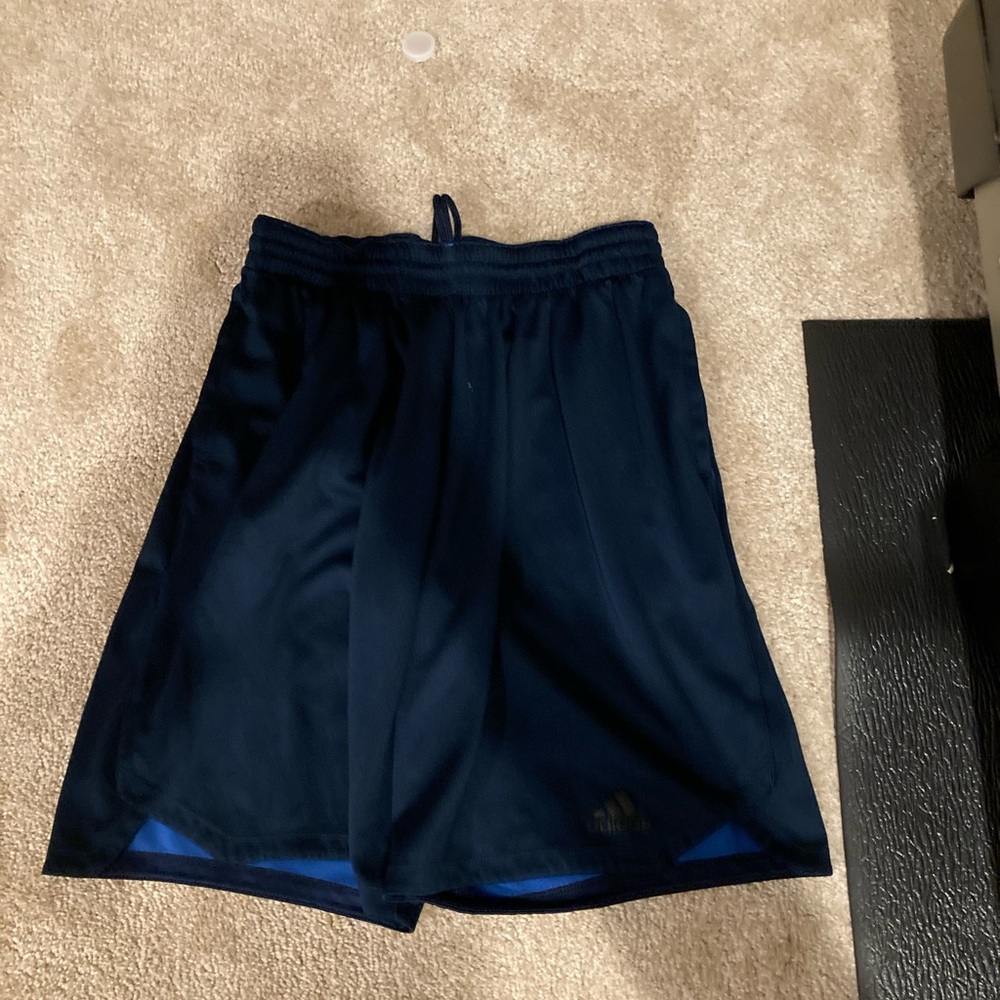 DEEP BLUE ATHLETIC ADIDAS SHORTS
